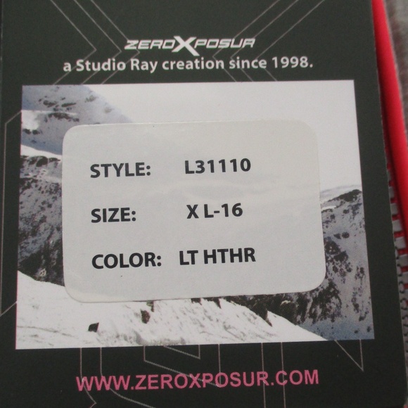 ZeroXposur Jacket Girls XL Heather Gray Fleece Midweight Hooded Winter Coat‎ NWT - Picture 9 of 13